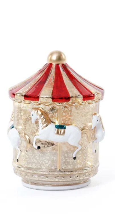 Sparkle Spin LED Carousel Small