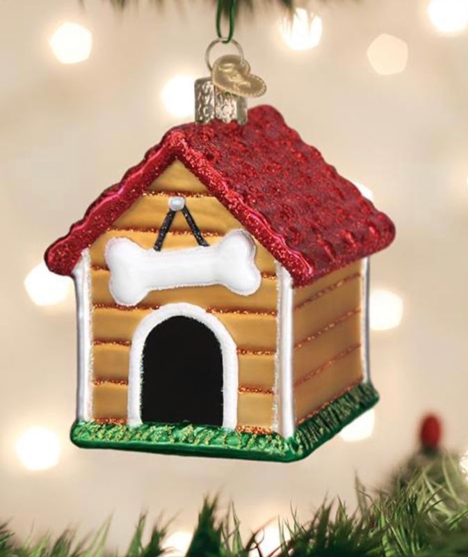 Dog House Ornament