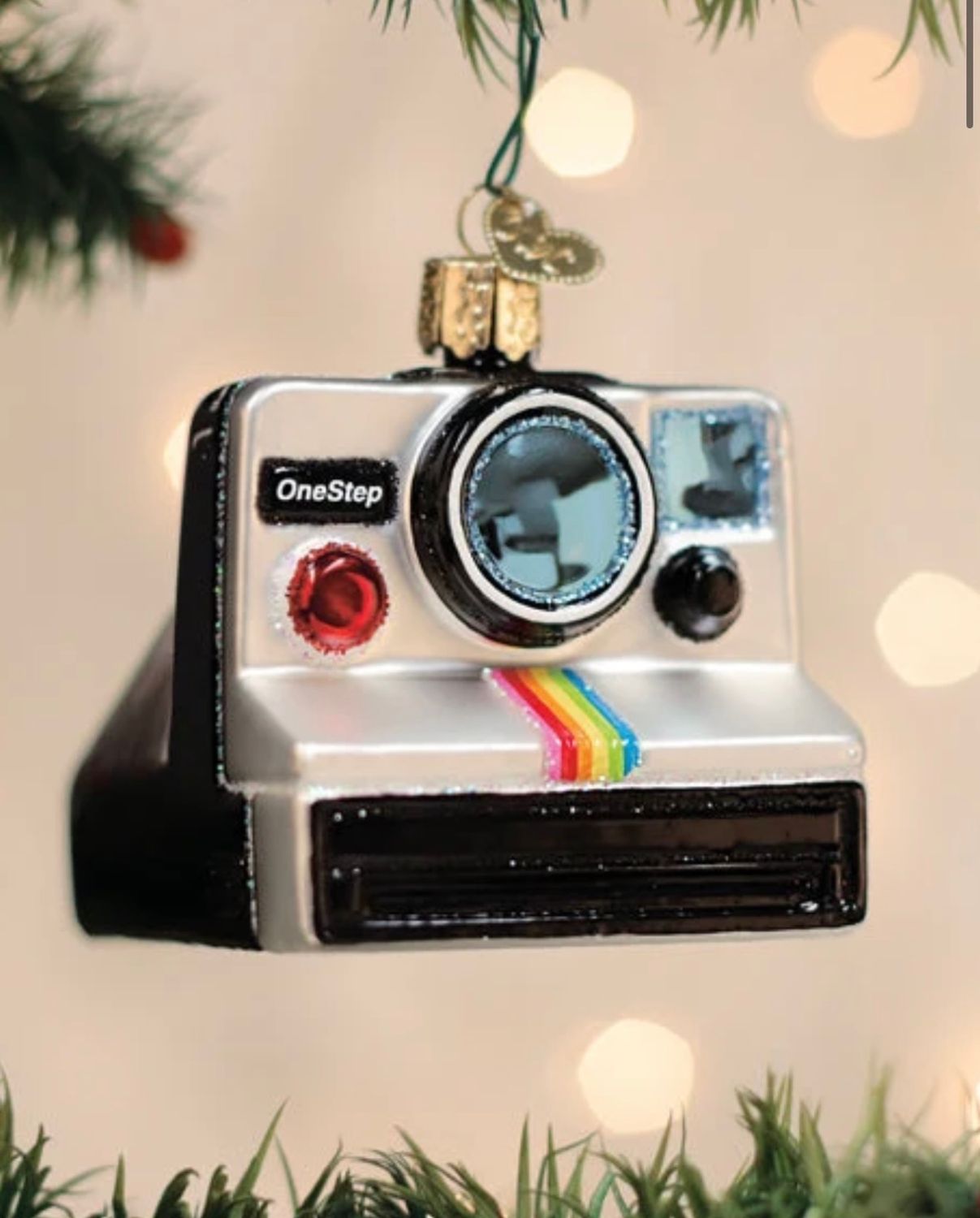 Polaroid Onestep Camera Ornament