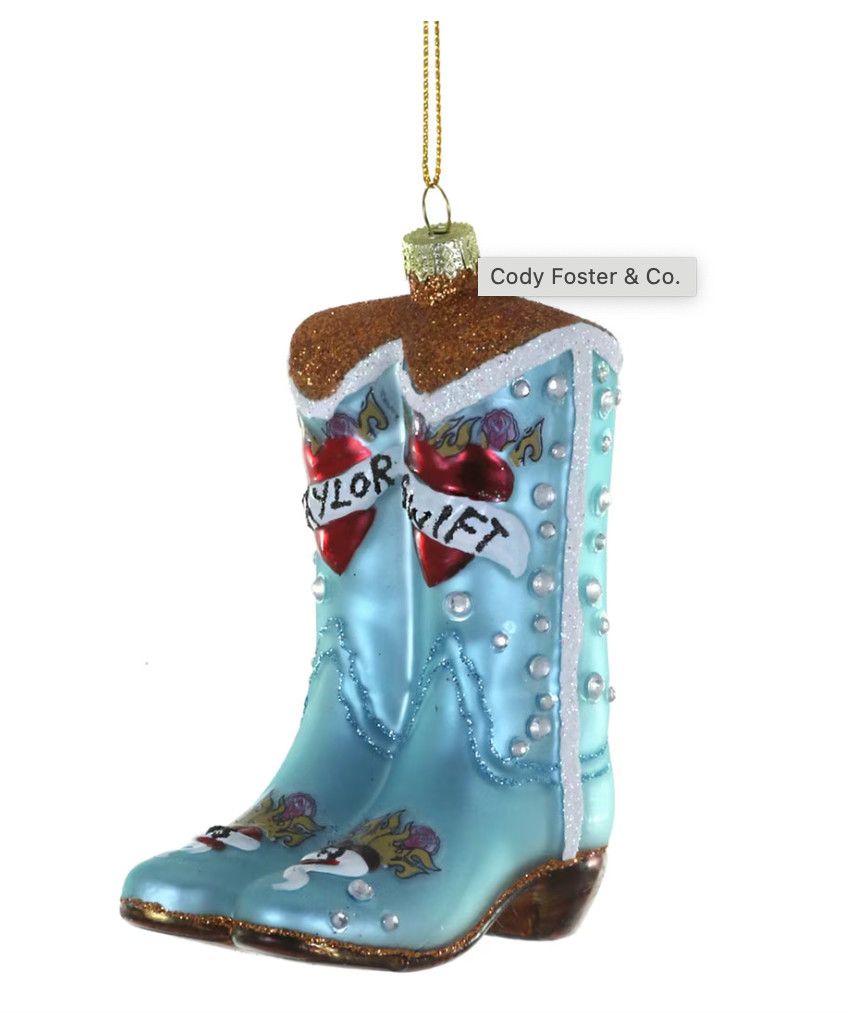 Taylor Swift Boots Ornament