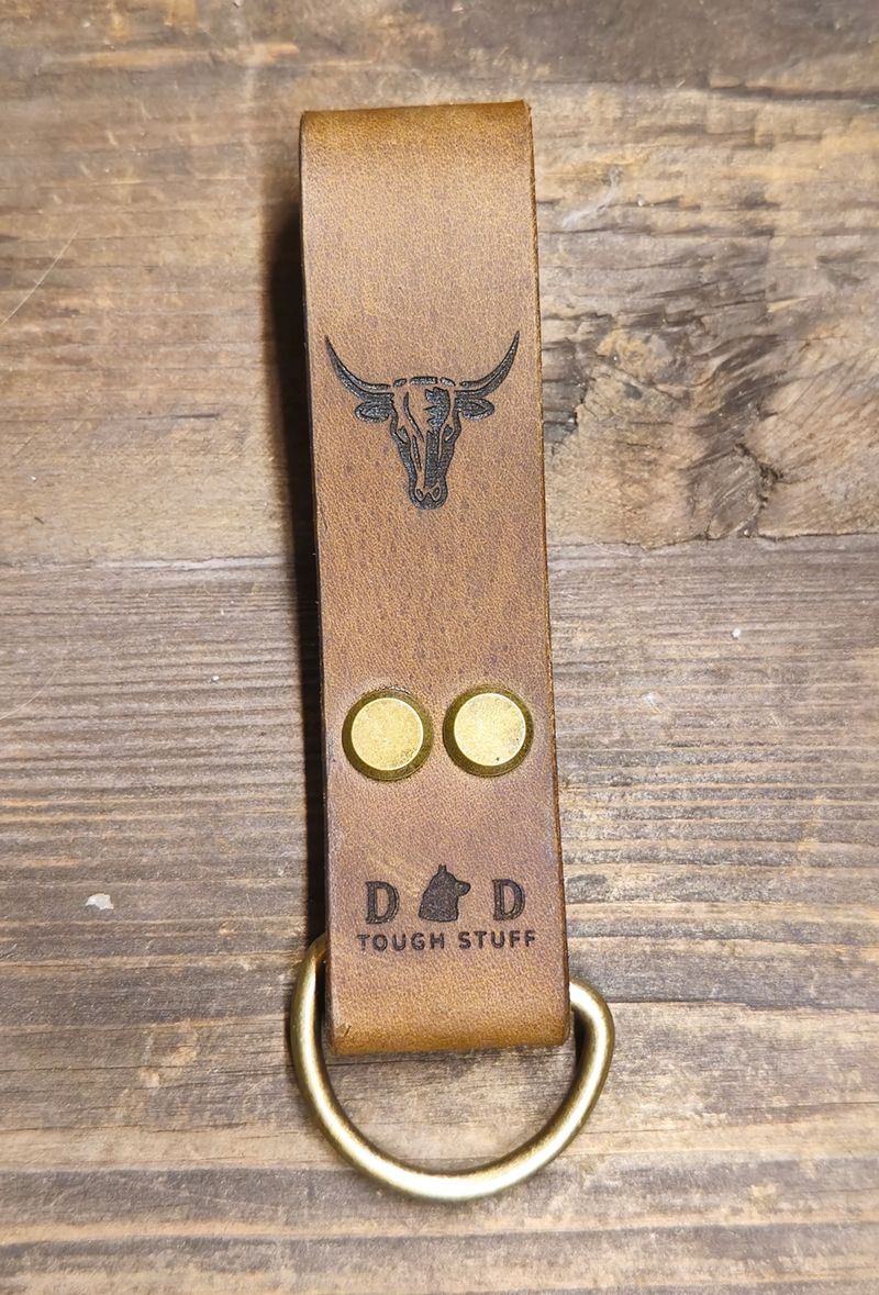 Gürtelanhänger aus Echtleder