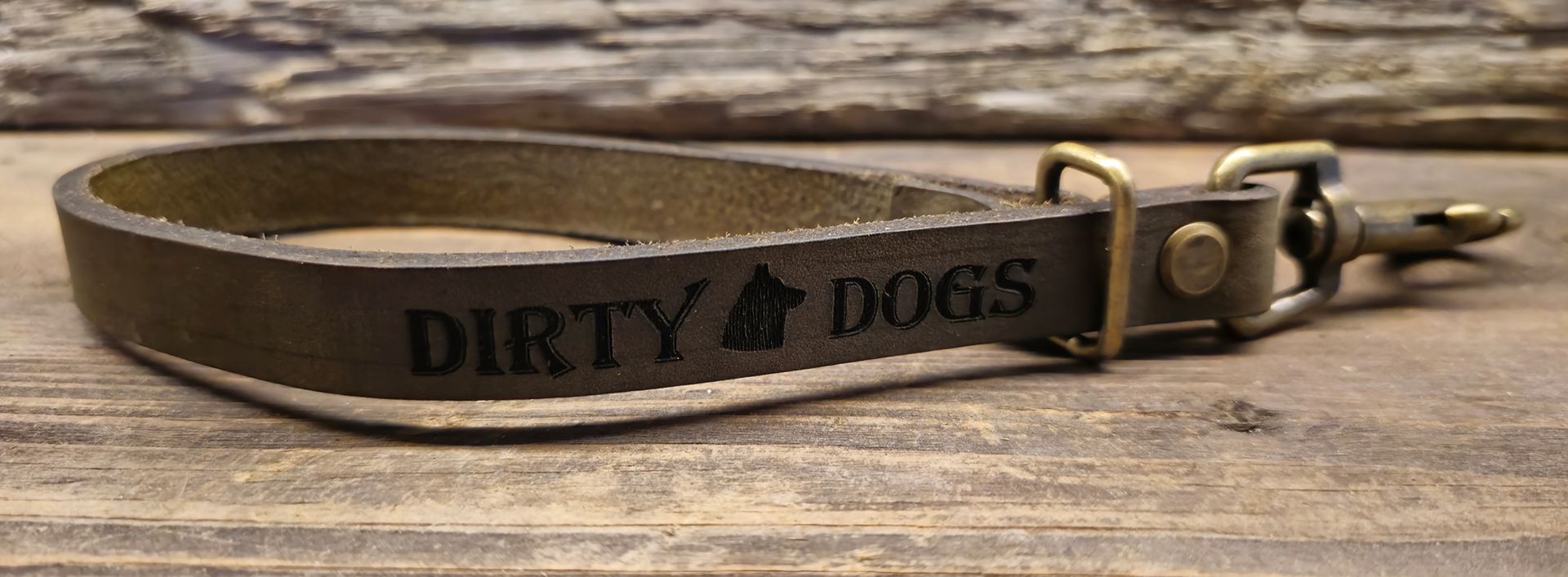 Handschuhhalter aus Fettleder