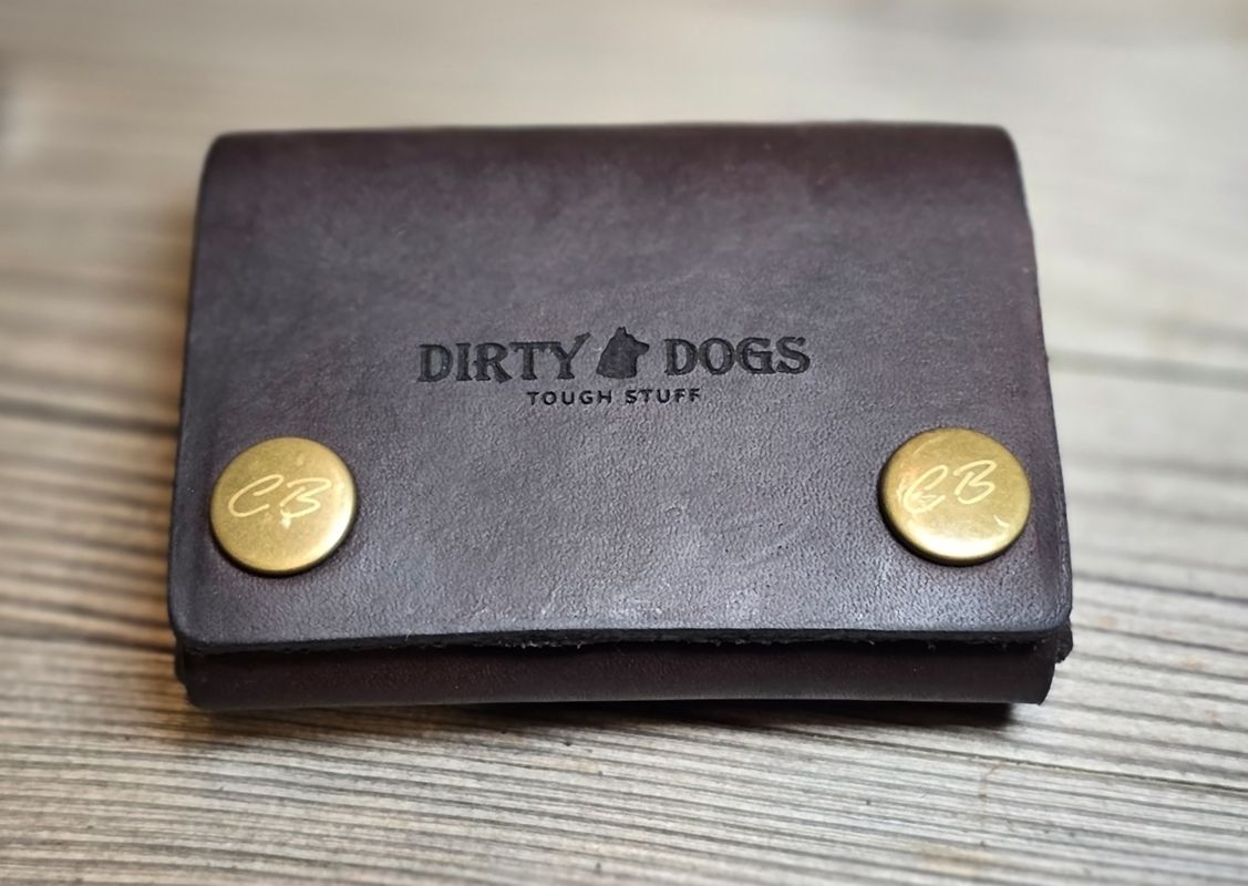 Small Wallet aus Fettleder - personalisiert