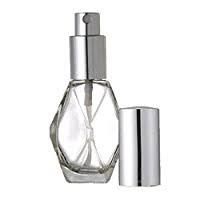 30 ml Diamond Shape Empty Perfume Bottles with Silver Fine Mist Spray Pump