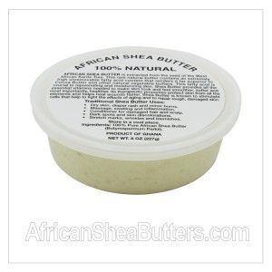 SHEA Butter White Unrefined Whipped 8 oz. Container,