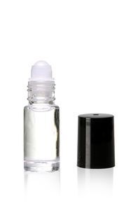 5ML ROLL ON ROLL ON PLAIN GLASS BOTTLE WITH HOUSING BALL &amp; Plastic Cap,