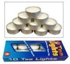 T Light Candle Pack of 10 Pcs