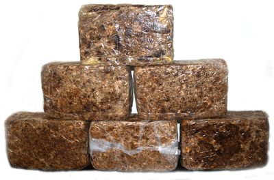 African Black Soap, Raw African Black Soap 1 POUND BAR