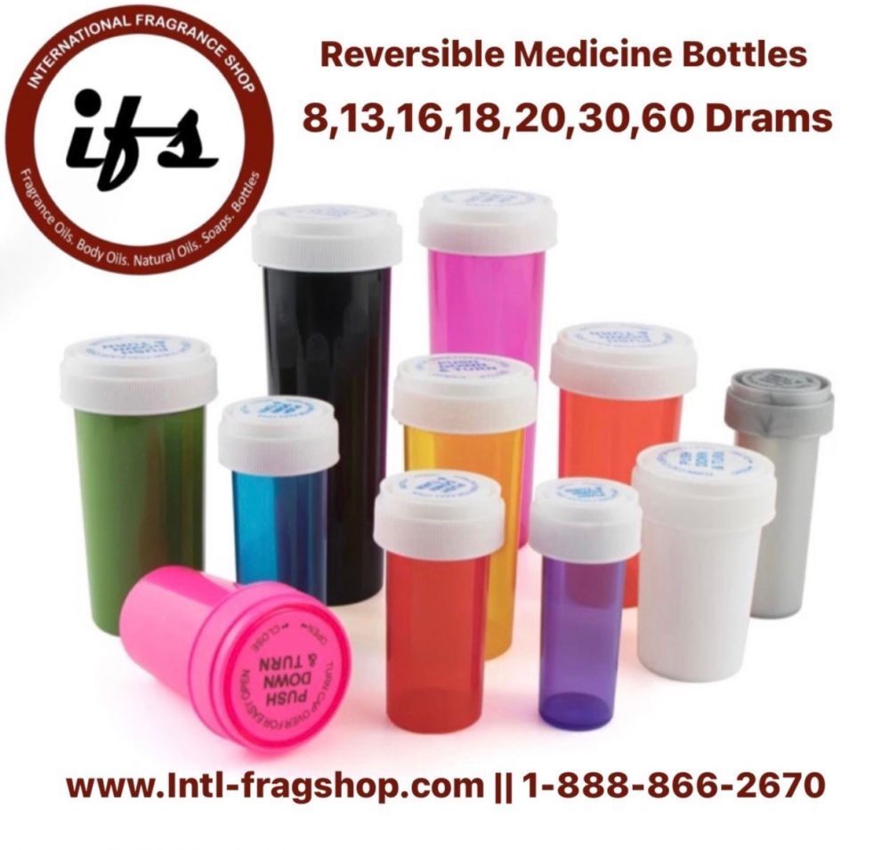 JR-23110MM Bubble Plastic Medicine Jar, Case Qty, 100 Pc