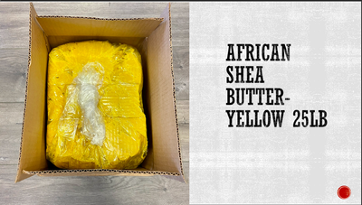 Shea Butter Natural Organic Yellow 25 lb.