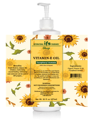 Organic Vitamin E Oil (Tocopheryl Acetate)