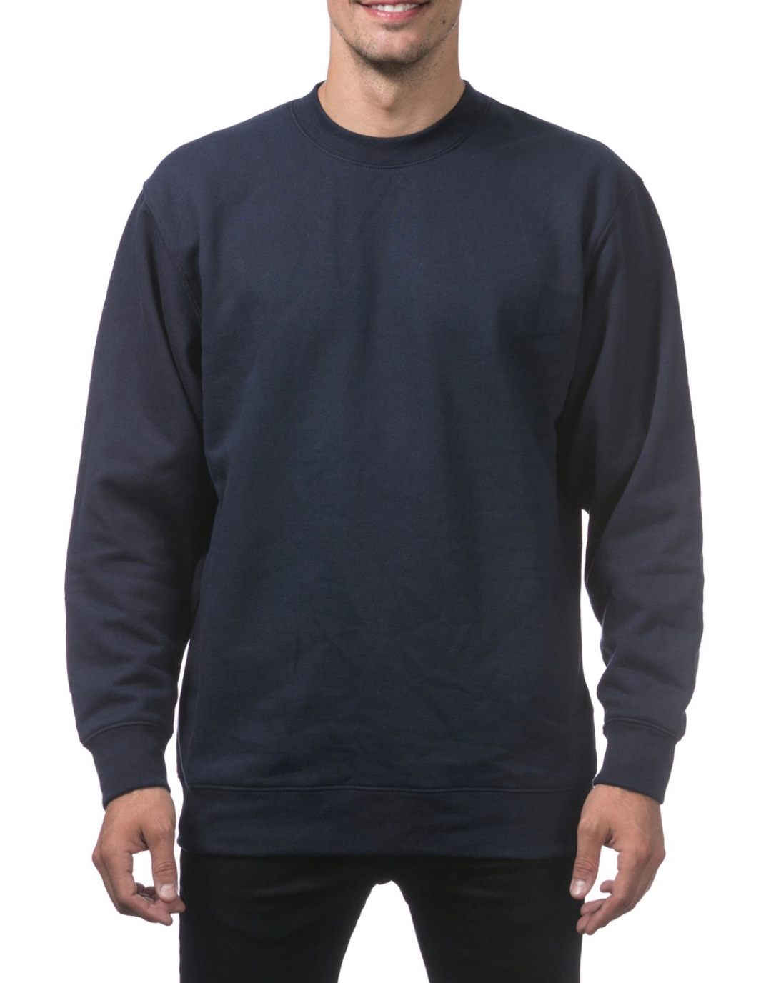 Heavyweight Crew Neck Fleece Pullover Sweater