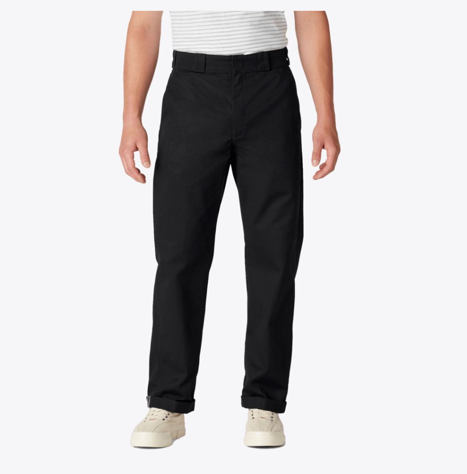 Mens Regular Fit Cuffed Pants
