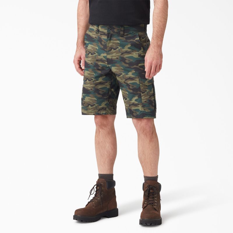 FLEX Cooling Regular Fit Cargo Shorts, 11&quot;