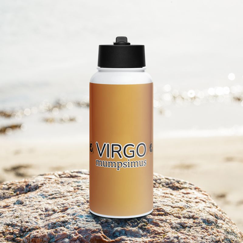 VIRGO Mumpsimus Stainless Steel Water Bottle With A Straw Lid