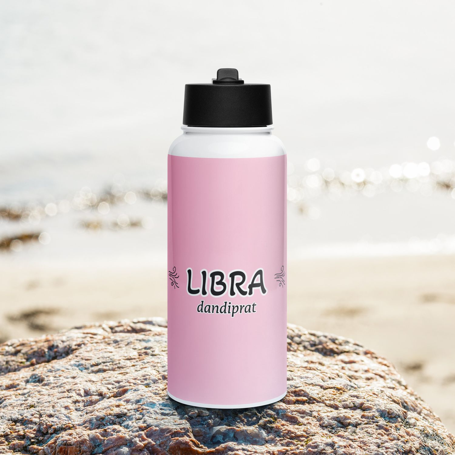 LIBRA Dandiprat Stainless Steel Water Bottle With A Straw Lid