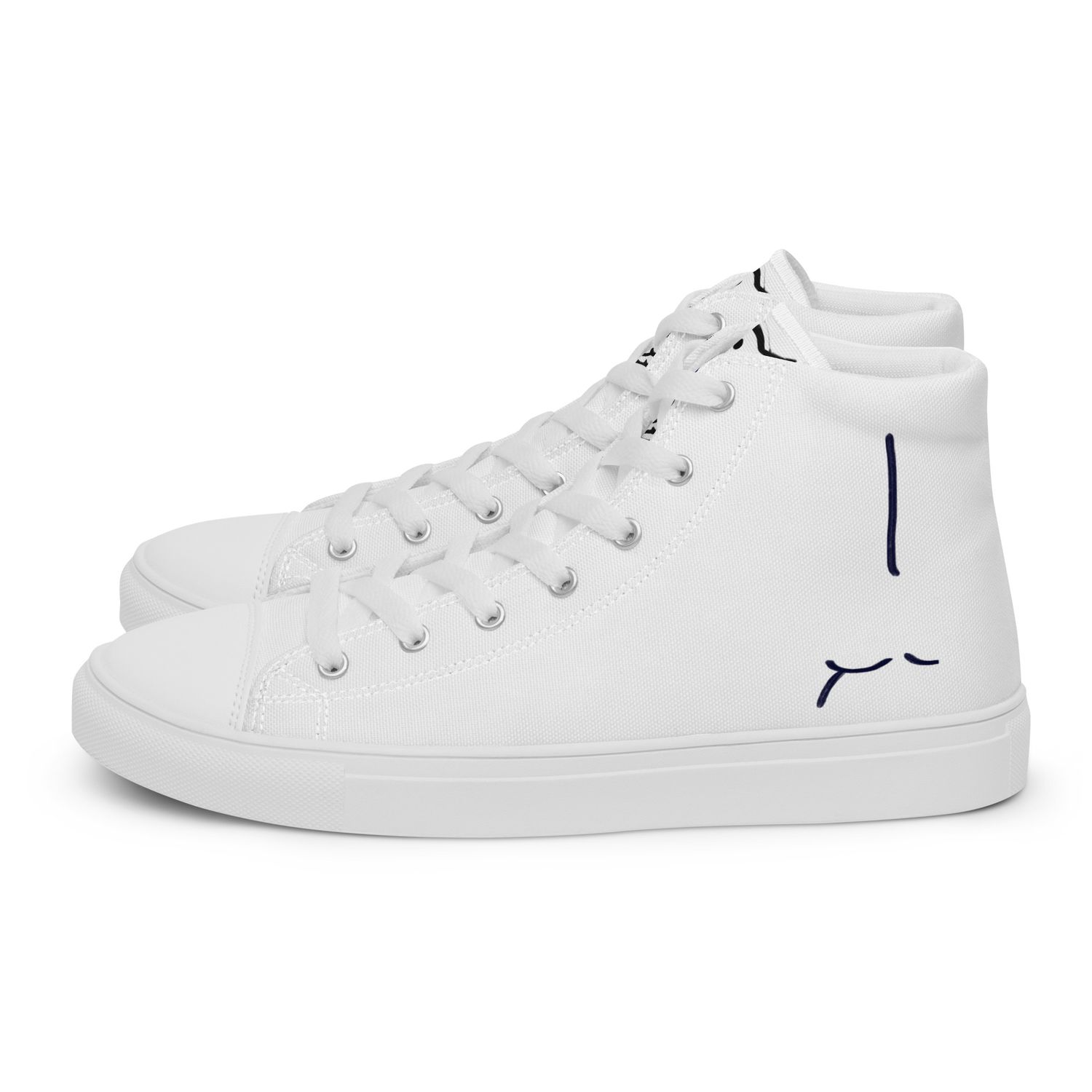 Mounting Nude Women’s High Top Canvas Shoes