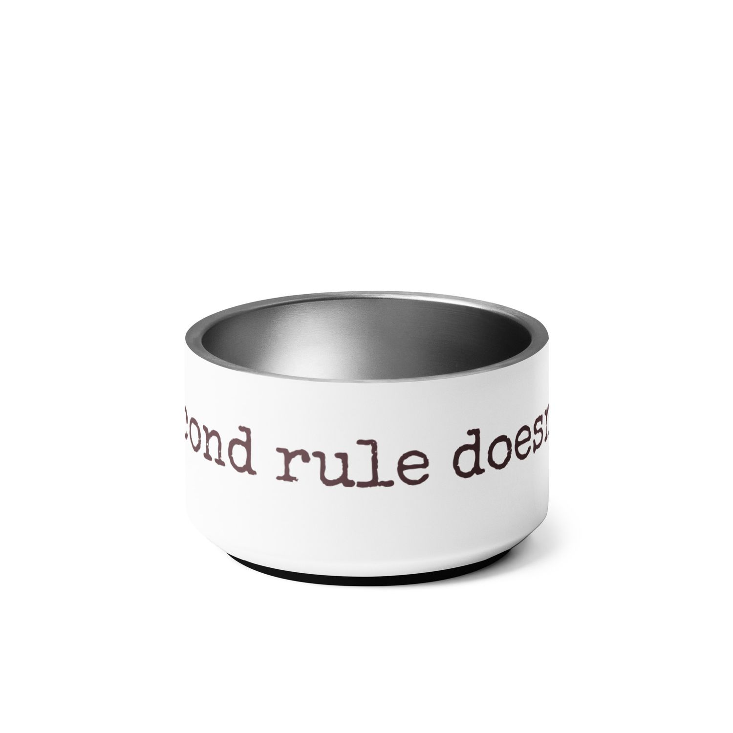 Five-Second Rule Pet Bowl
