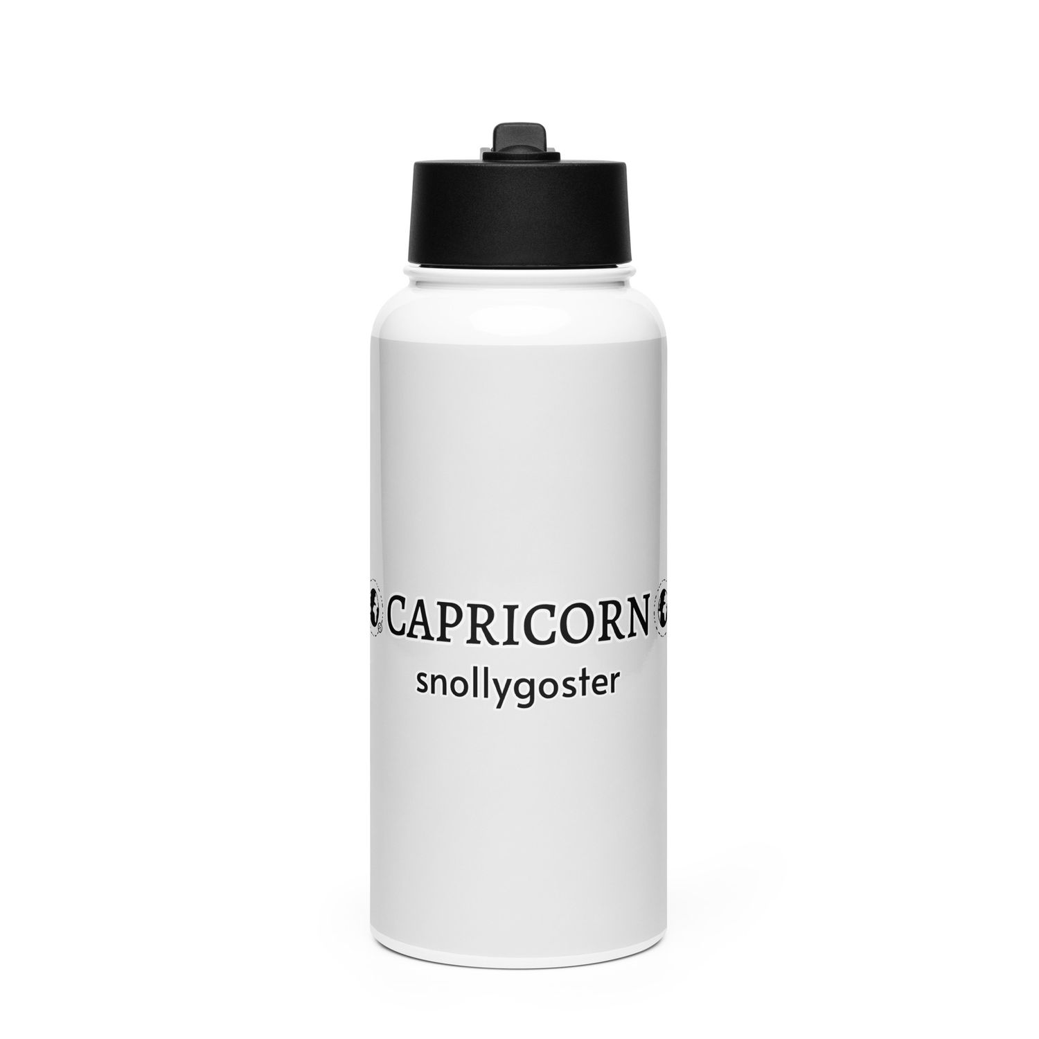 CAPRICORN Snollygoster Stainless Steel Water Bottle With A Straw Lid