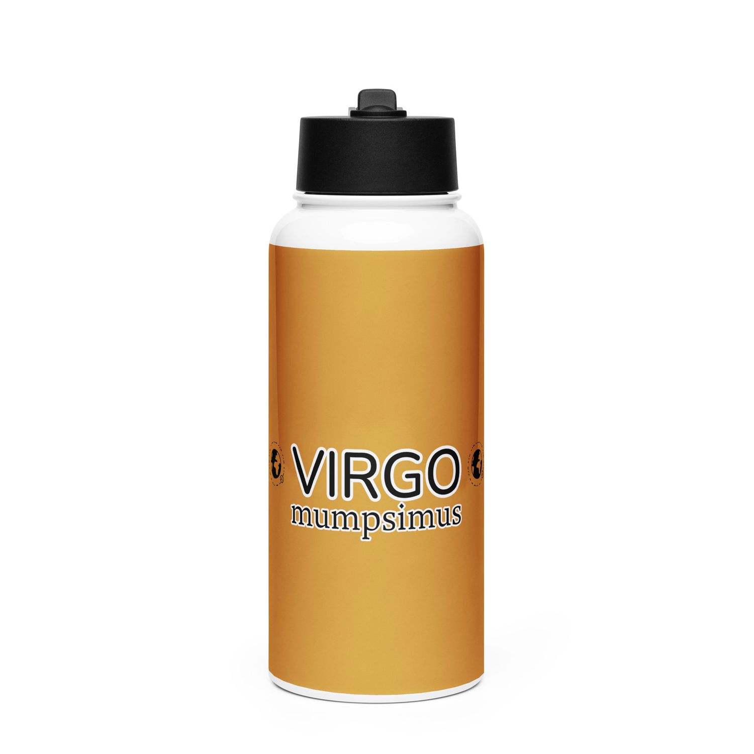 VIRGO Mumpsimus Stainless Steel Water Bottle With A Straw Lid