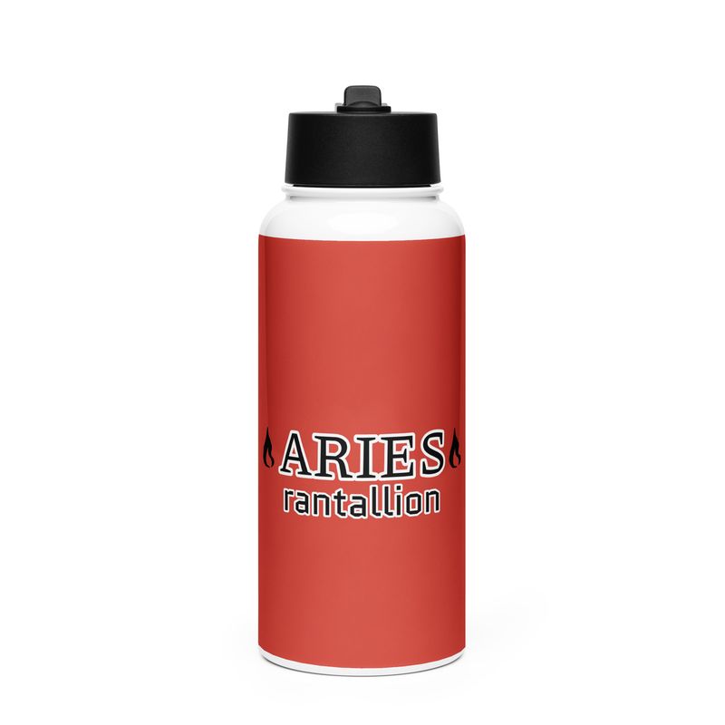 ARIES Rantallion Stainless Steel Water Bottle With A Straw Lid