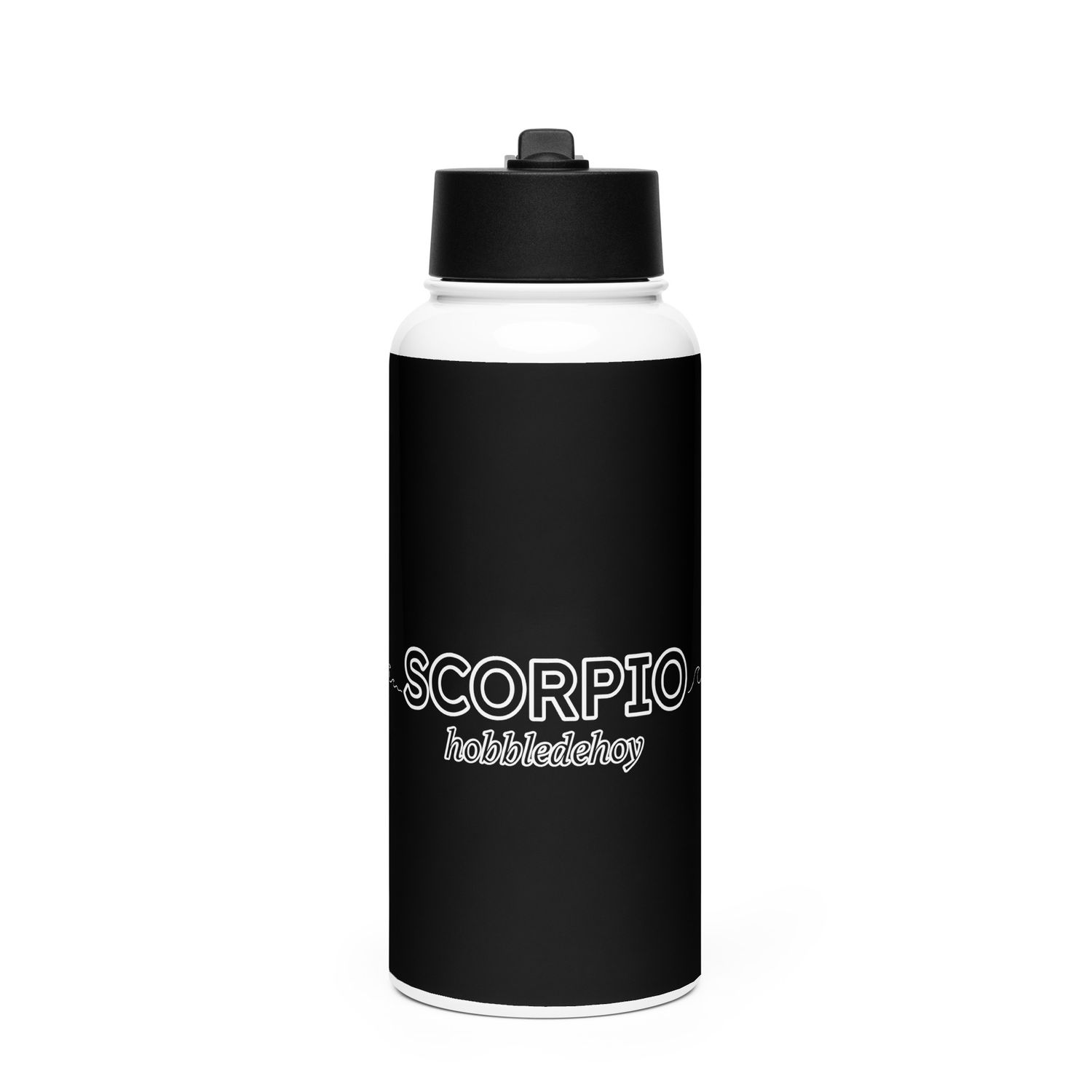 SCORPIO Hobbledehoy Stainless Steel Water Bottle With A Straw Lid