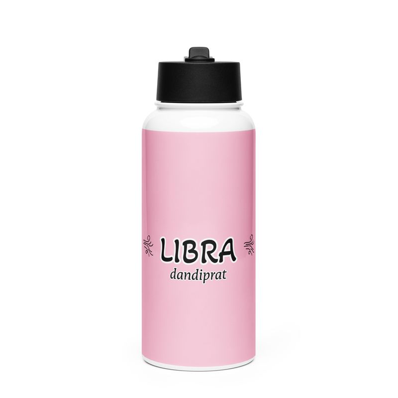 LIBRA Dandiprat Stainless Steel Water Bottle With A Straw Lid