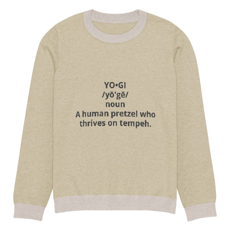 Yogi Unisex Knitted Crew Neck Sweater