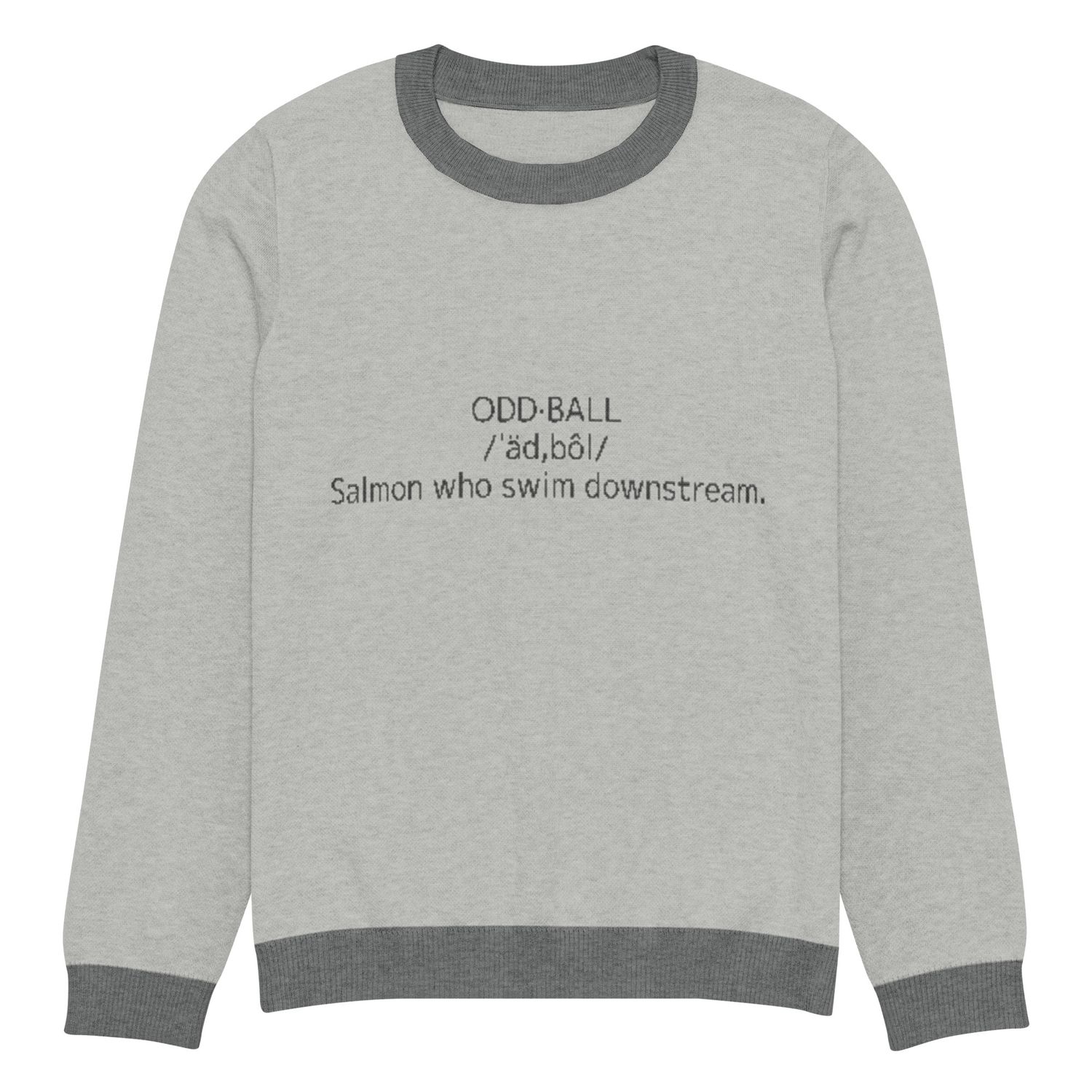 Oddball Unisex Knitted Crew Neck Sweater