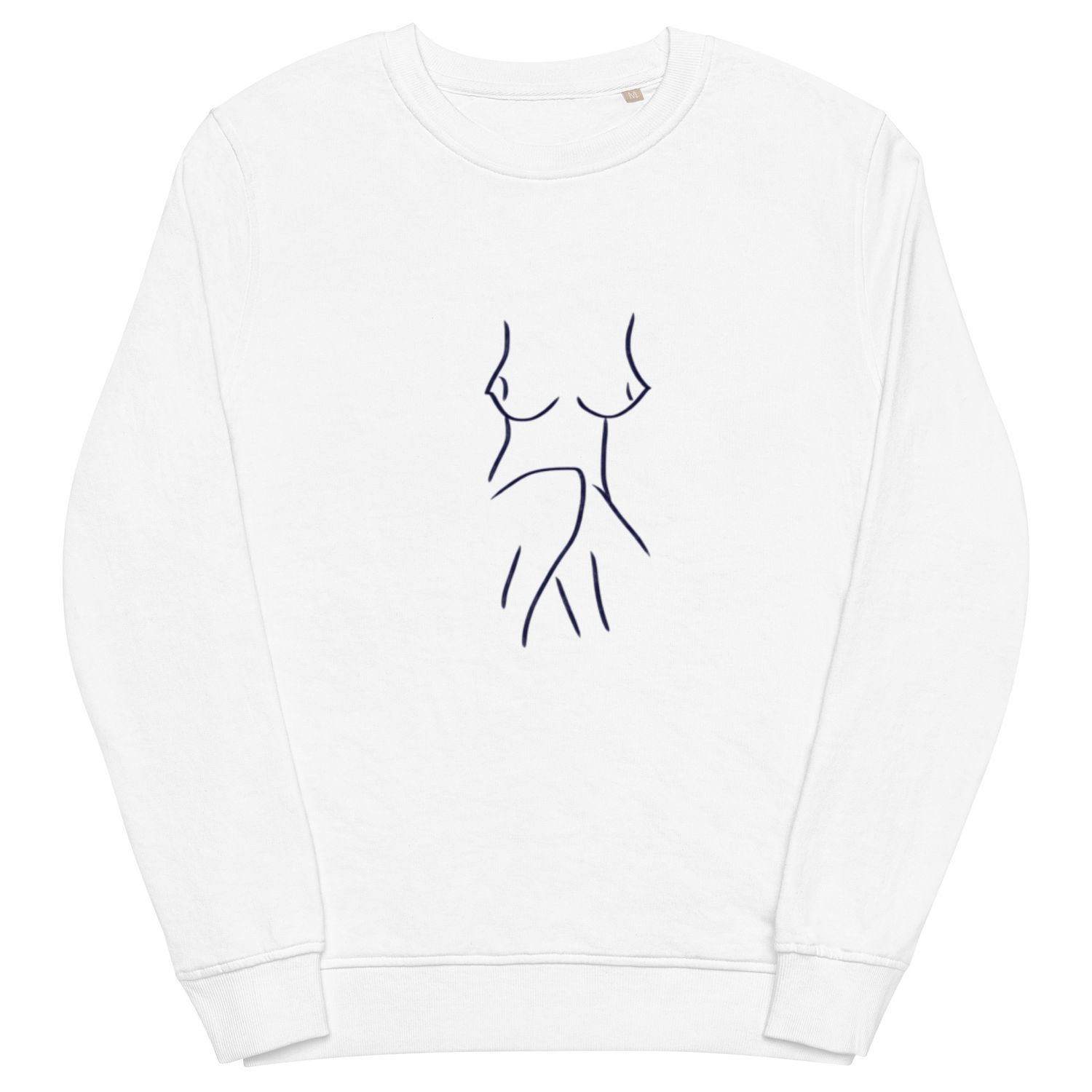 Shy Nude Unisex Organic Sweatshirt