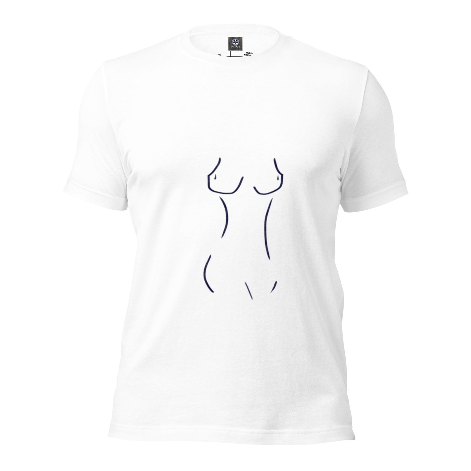 Curvy Nude Unisex T-Shirt