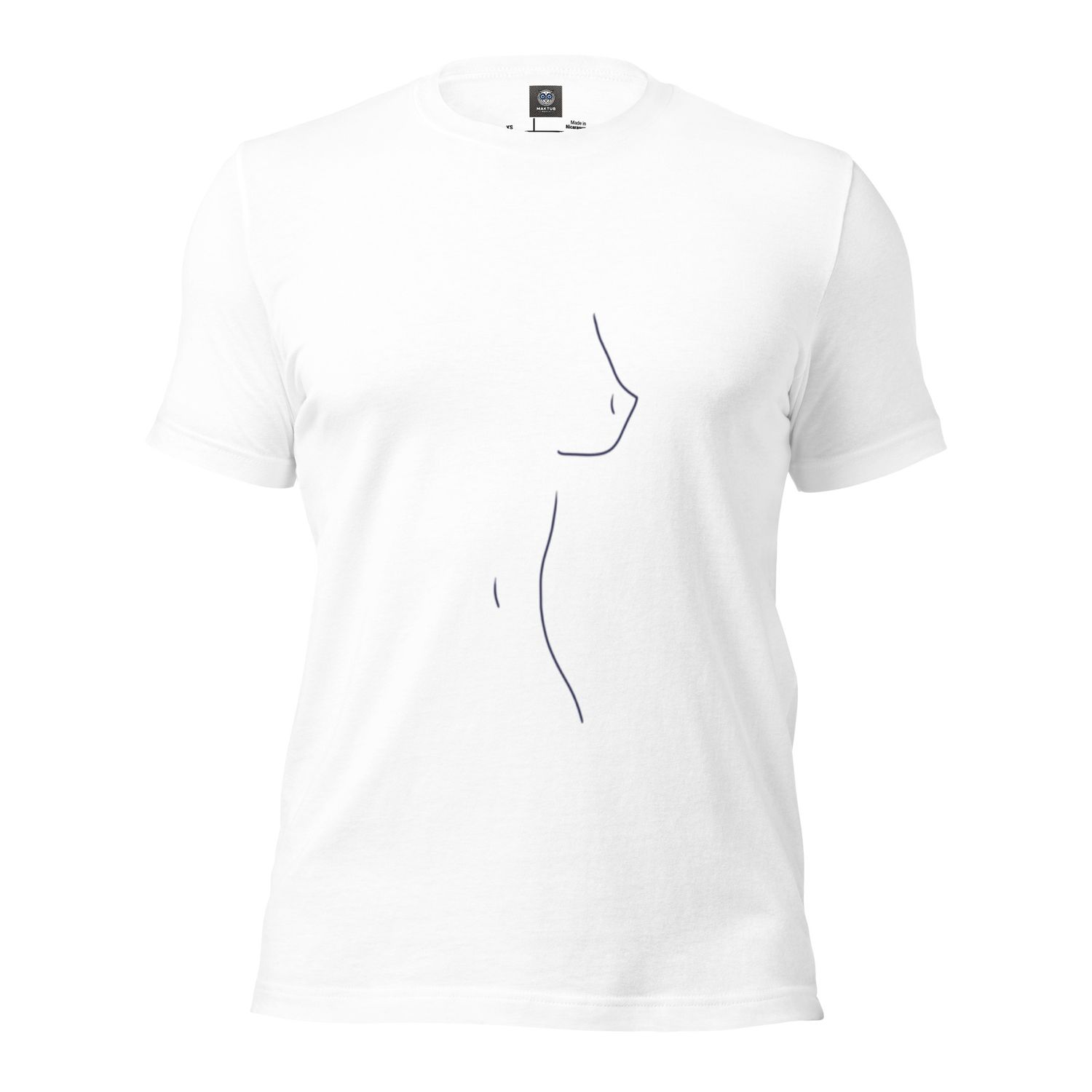 One Boob Nude Unisex T-Shirt