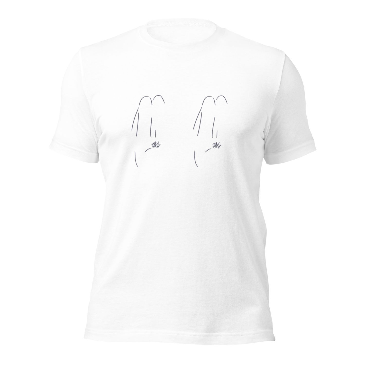 Two Reclining Nudes Unisex T-Shirt