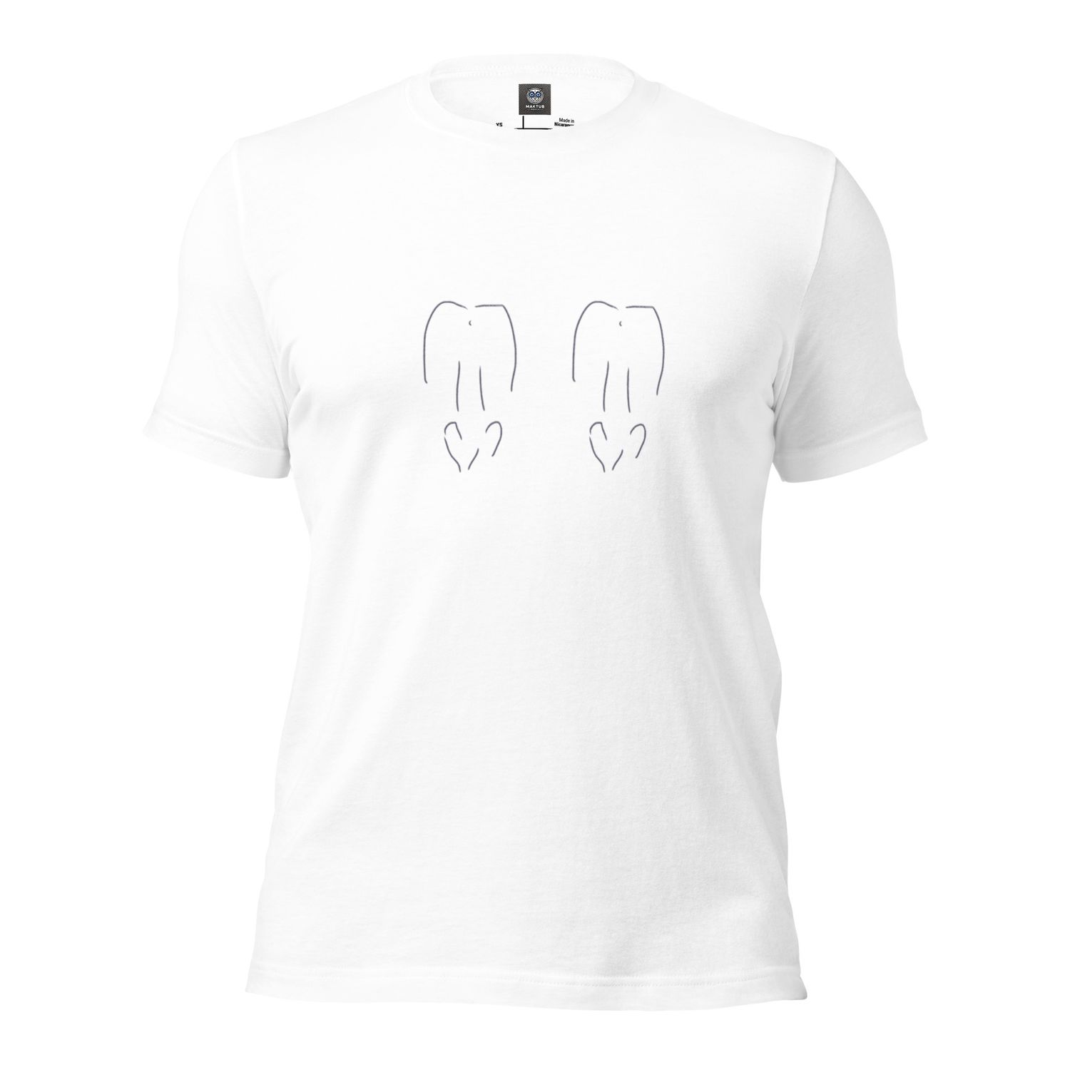 Two On Knees Nudes Unisex T-Shirt