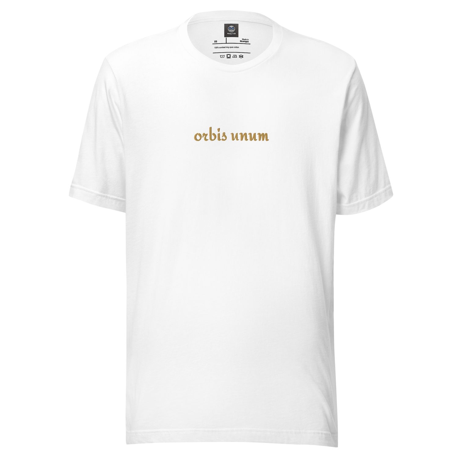 Orbis Unum Embroidered Unisex T-Shirt