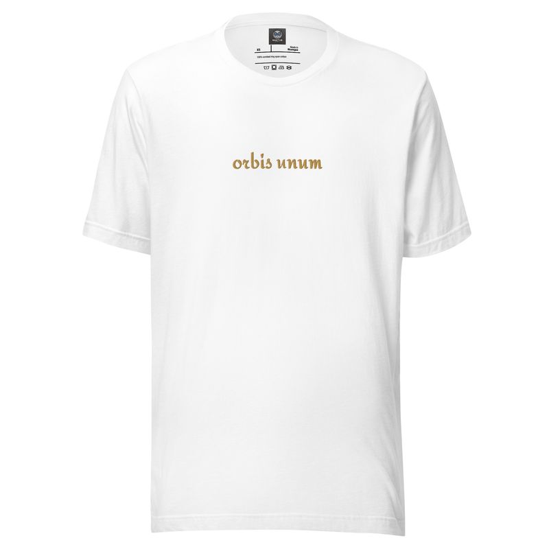 Orbis Unum Embroidered Unisex T-Shirt