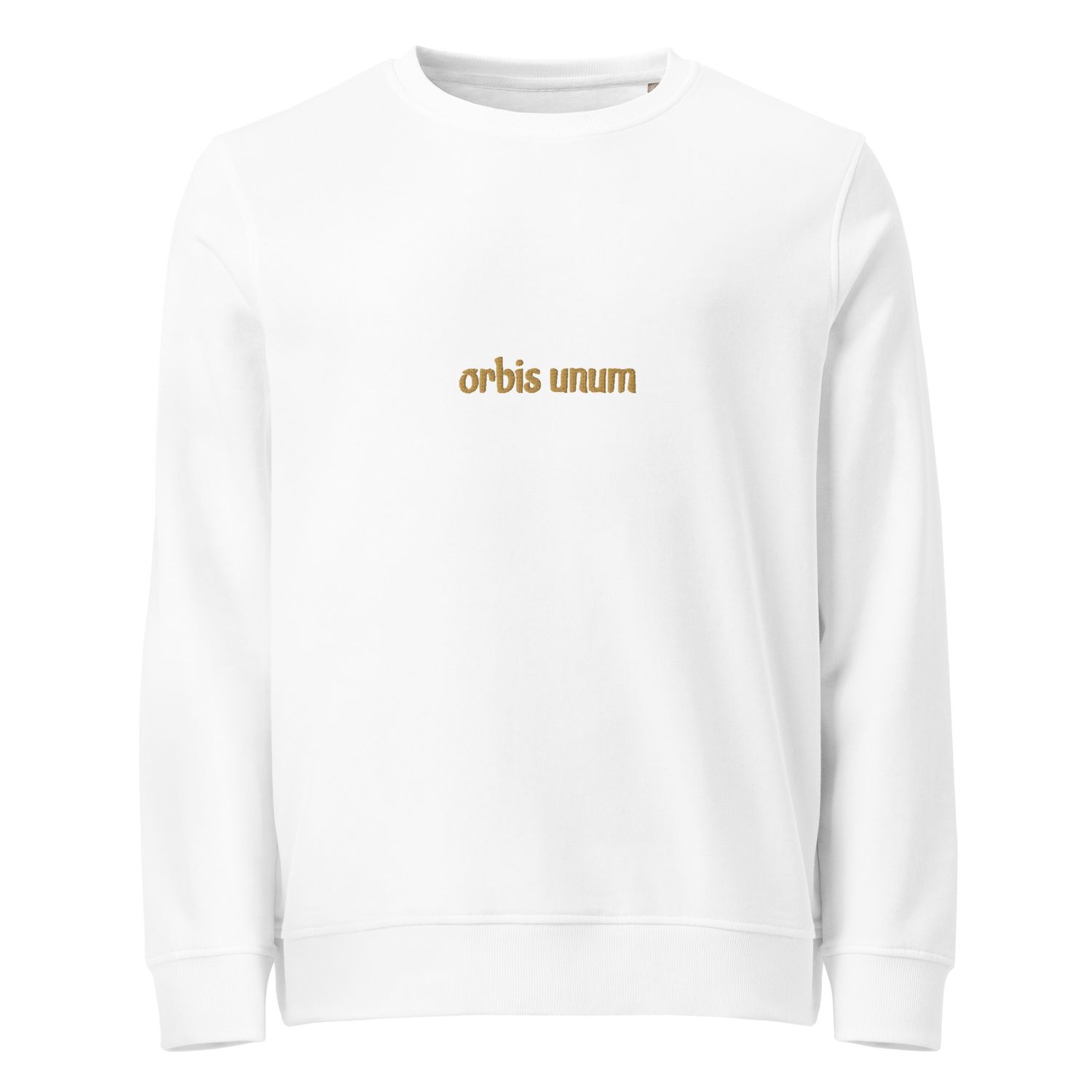 Orbis Unum Embroidered Unisex Organic Sweatshirt