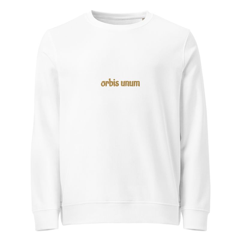 Orbis Unum Embroidered Unisex Organic Sweatshirt