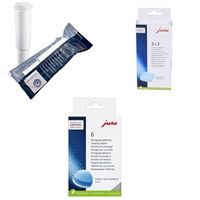 Jura White Water Filter, Cleaning &amp; Descaling Tablet Kit