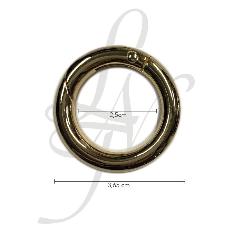 Anello moschettone 25mm