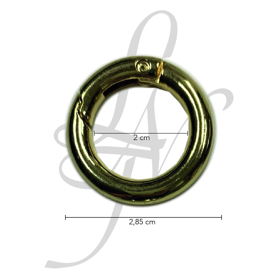 Anello moschettone 20mm