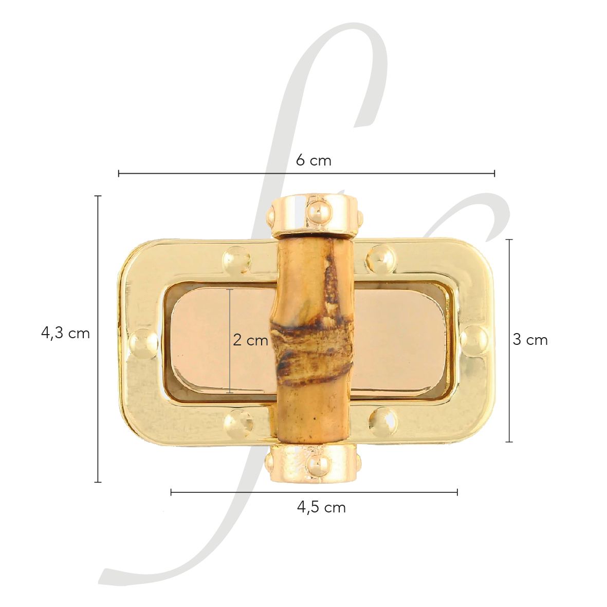Chiusura girello bamboo grande