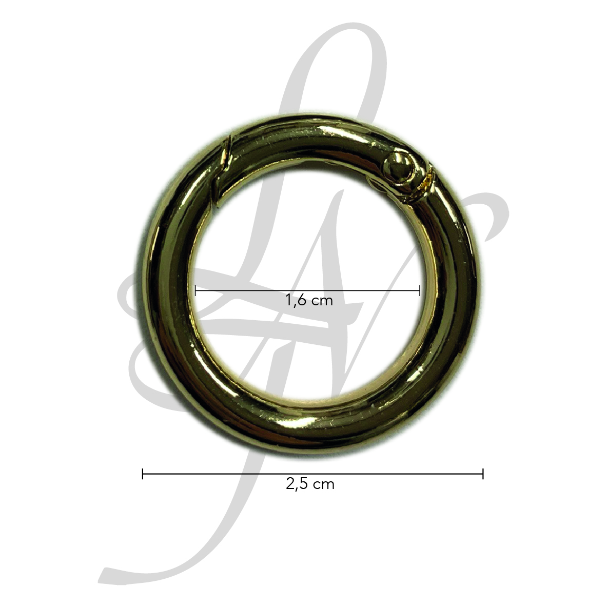 Anello moschettone 15mm