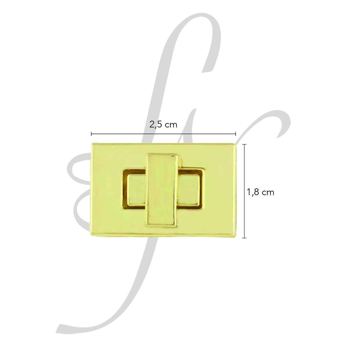 Chiusura girello rettangolare piccolo