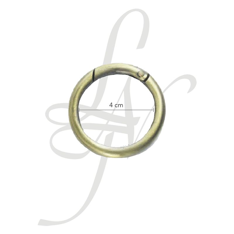 Anello moschettone 40mm