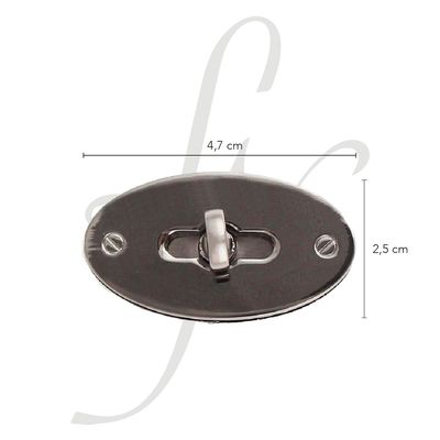 Chiusura girello ovale con alette