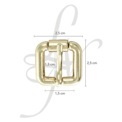 Fibbia a rullo in zama 15mm