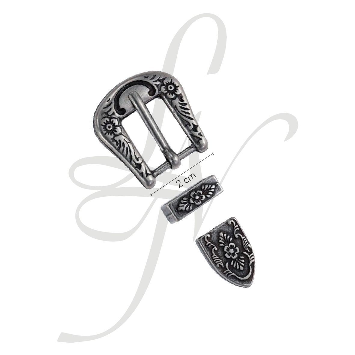 Fibbia con puntale 20mm