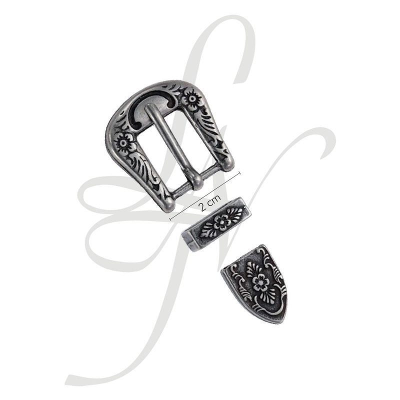 Fibbia con puntale 20mm