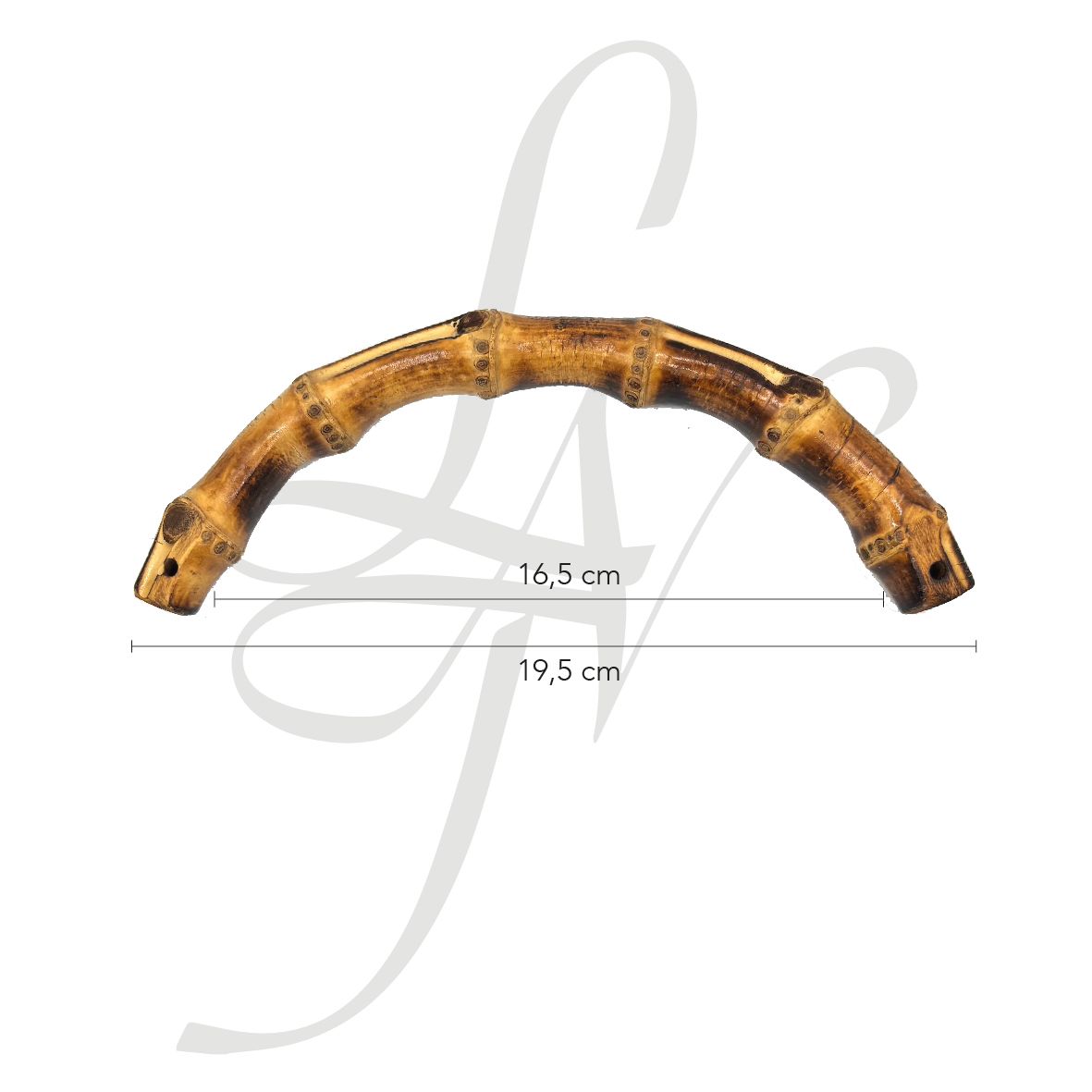 Manico bamboo curvo